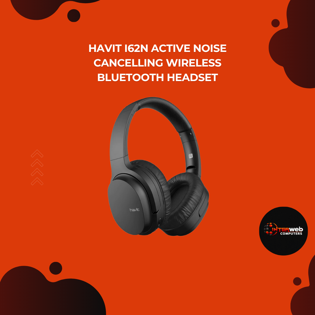 HAVIT I62N Active Noise Cancelling Wireless Bluetooth Headset (100% Genuine 06 Months Warrenty)