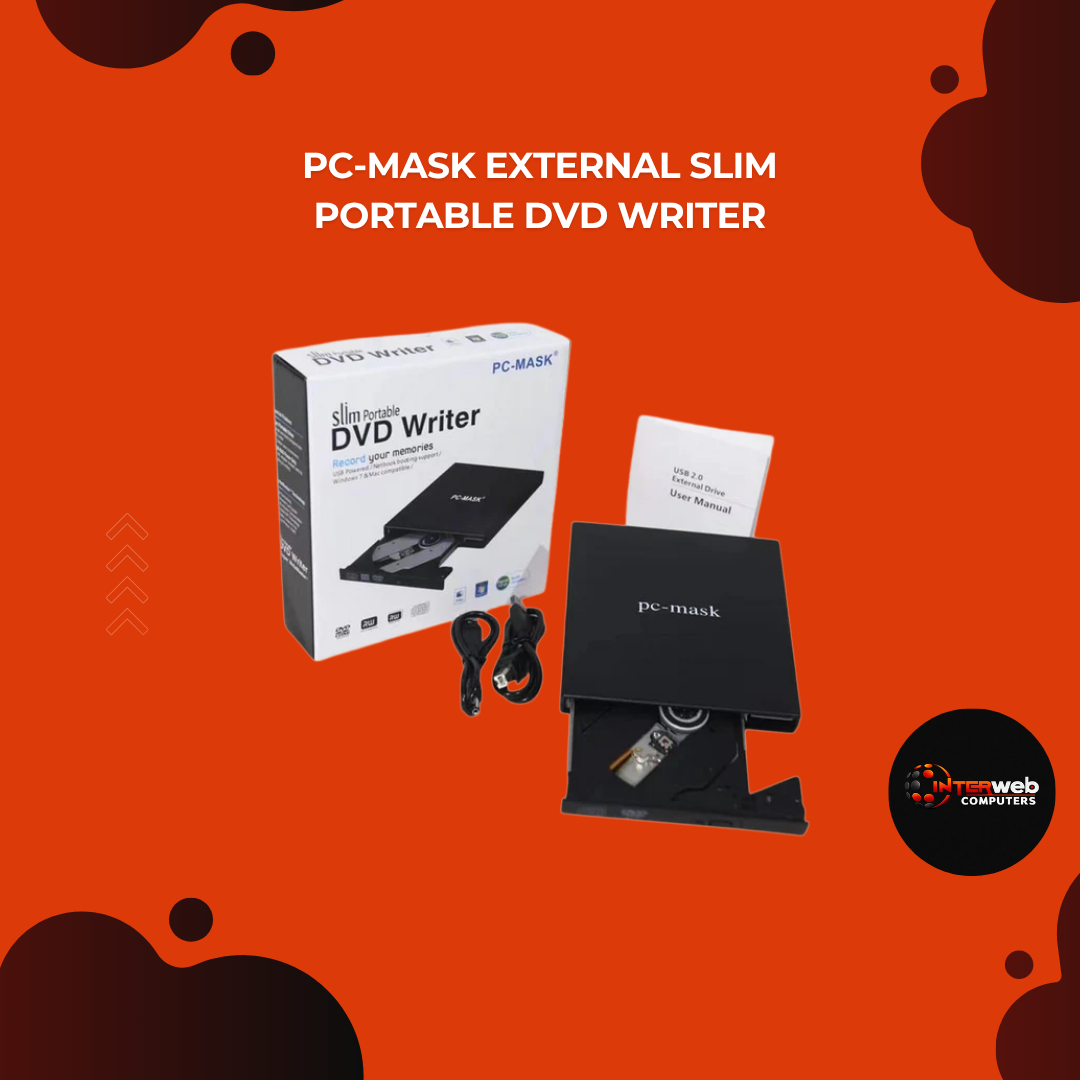 PC-Mask External Slim portable DVD Writer